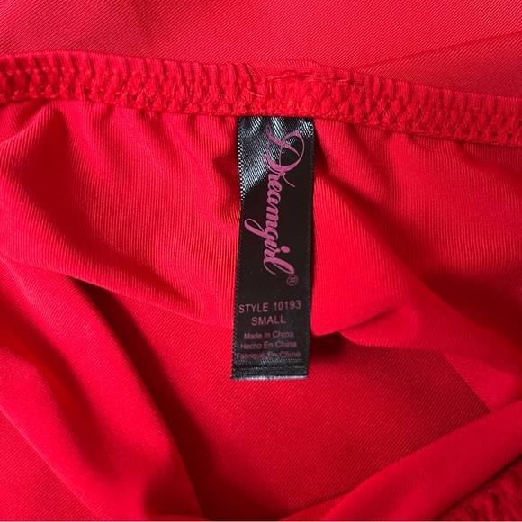 NWOT Dreamgirl Red Dress, Halter Backless, Size Small - Picture 7 of 7